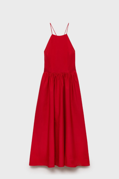 MANGO, Halter Dress With Crossed Back 