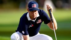 Harris English at the Ryder Cup at Bethpage Black 