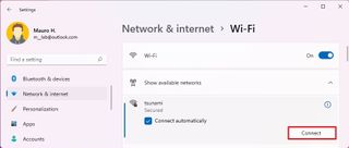 Windows 11 connect to Wi-Fi