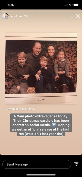 cambridge christmas card 2020