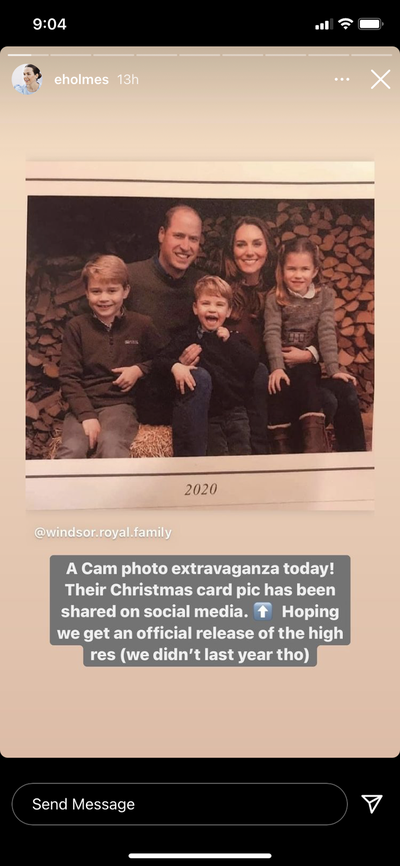 Prince William, Kate Middleton Share New Family Photo for Christmas ...