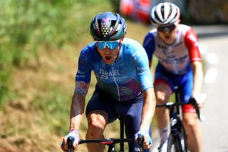 FOIX FRANCE JULY 19 Michael Woods of Canada and Team Israel Premier Tech competes in the chase group during the 109th Tour de France 2022 Stage 16 a 1785km stage from Carcassonne to Foix TDF2022 WorldTour on July 19 2022 in Foix France Photo by Michael SteeleGetty Images