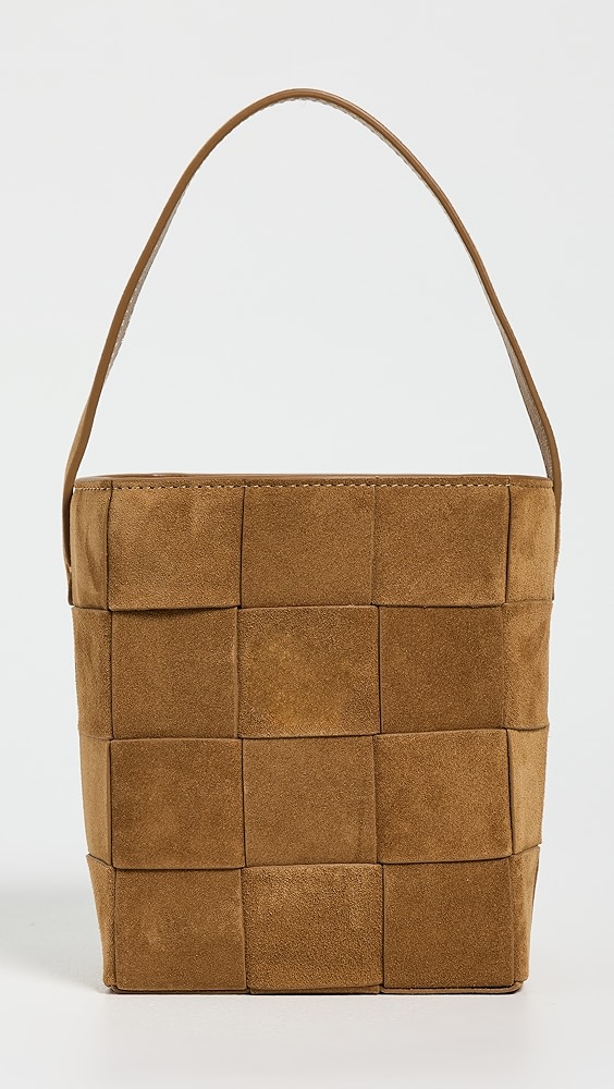 Loeffler Randall Laith Wide Woven Top Handle Bag