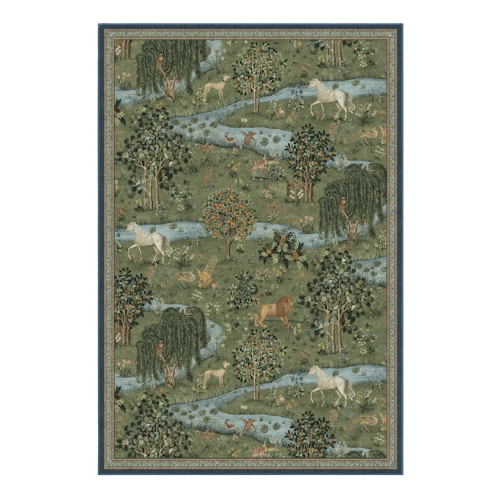 Ruggable, Morris & Co. Owl & Willow Green Rug