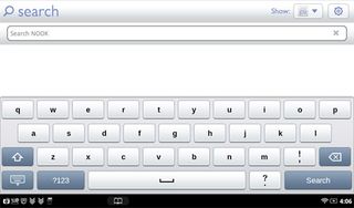Nook Tablet Virtual Keyboard