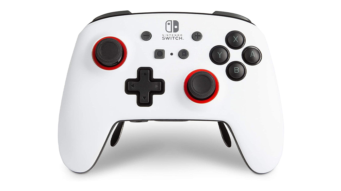 A photo of the Power A Nintendo Switch controller