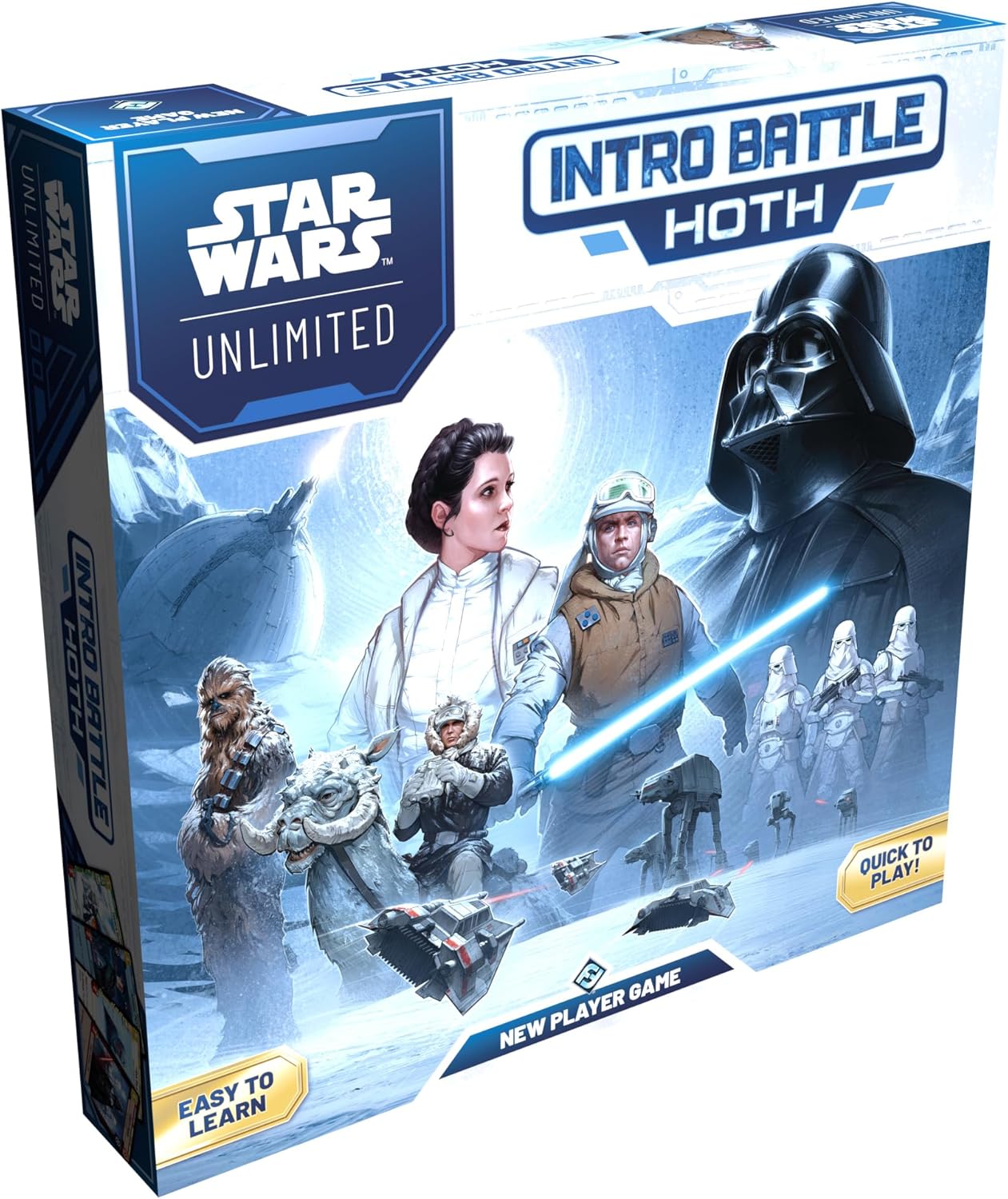 Asmodee | Star Wars Unlimited Tcg - Intro Battle Hoth | Trading Card Game Starter Set | Ages 12+ | 2 Players | 20 Minutes Playing Time | English