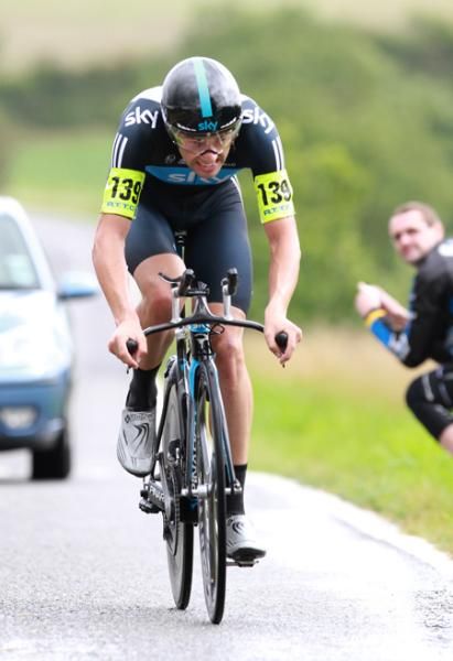 Alex Dowsett (Team Sky) made the climb look easy