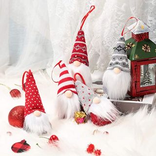 Amazon Christmas decorations gnomes on snow