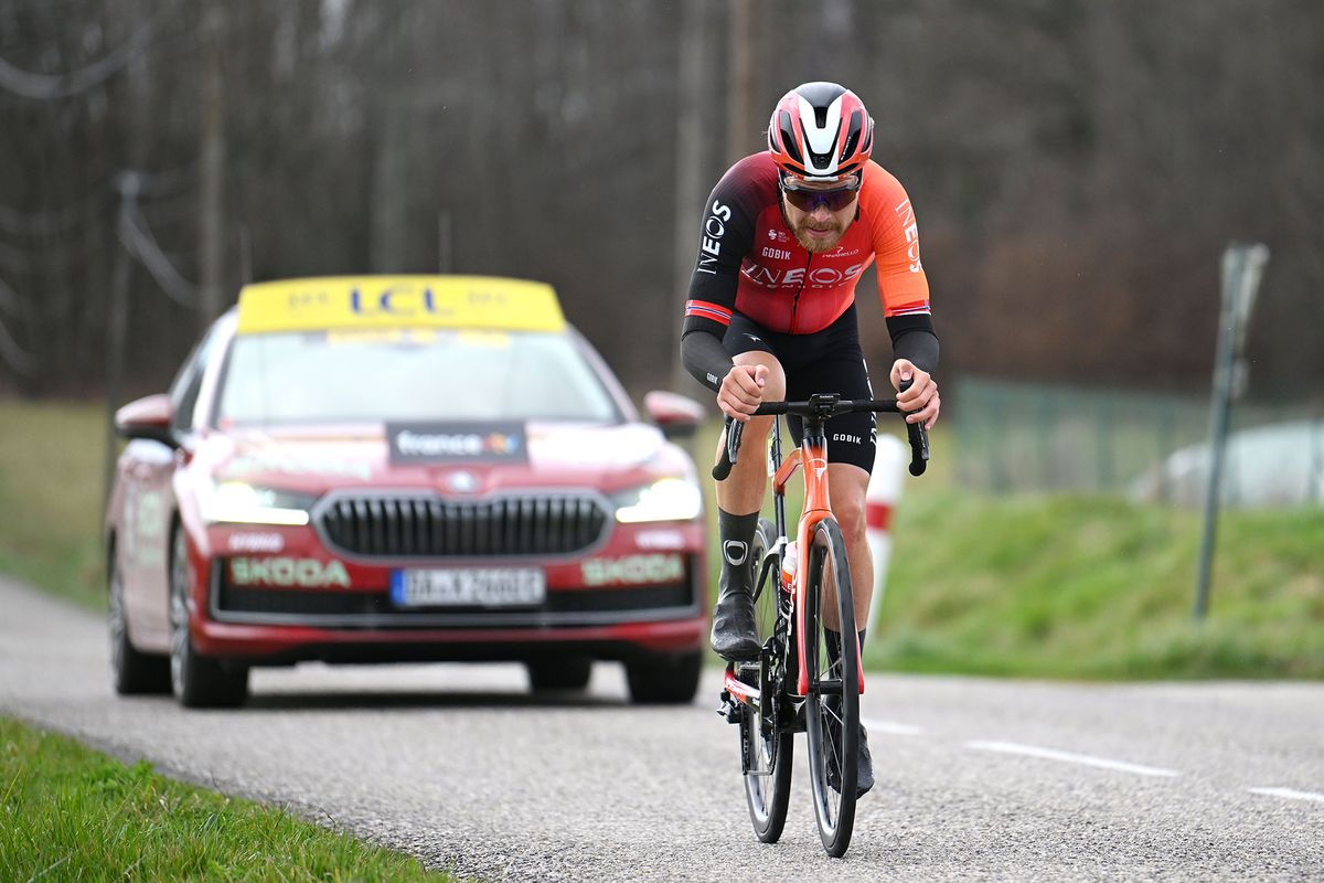Tobias Foss attacked solo again on stage 5