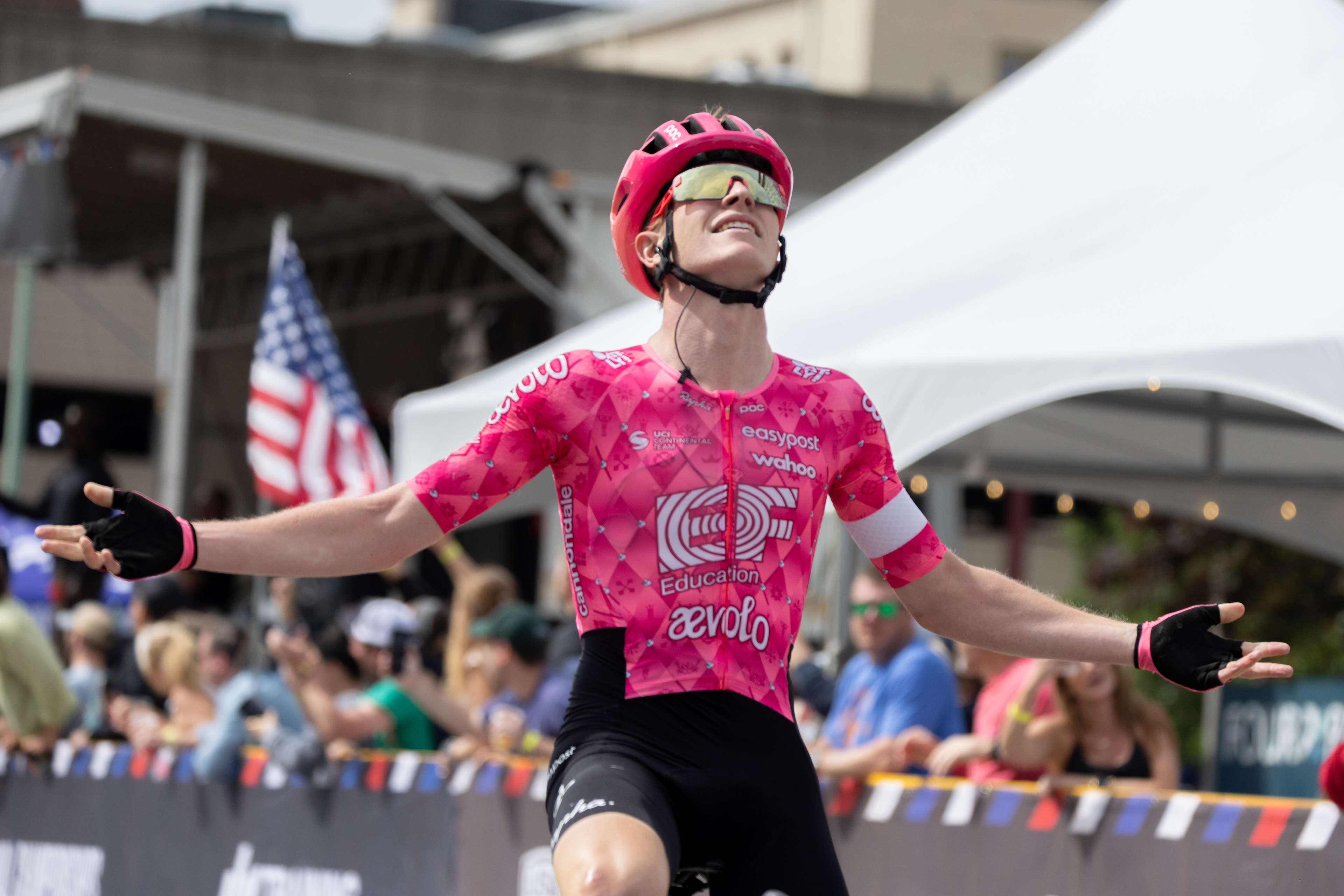Gavin Hlady took his second consecutive U23 road race championship