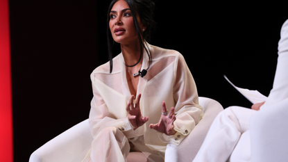 Kim Kardashian speaks onstage at the 2023 TIME100 Summit at Jazz at Lincoln Center on April 25, 2023 in New York City