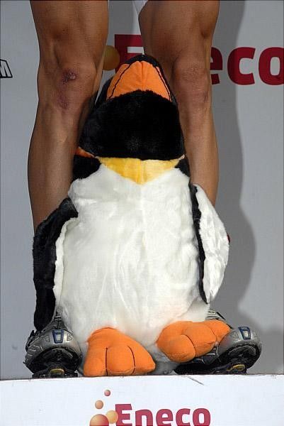 The famous penguin