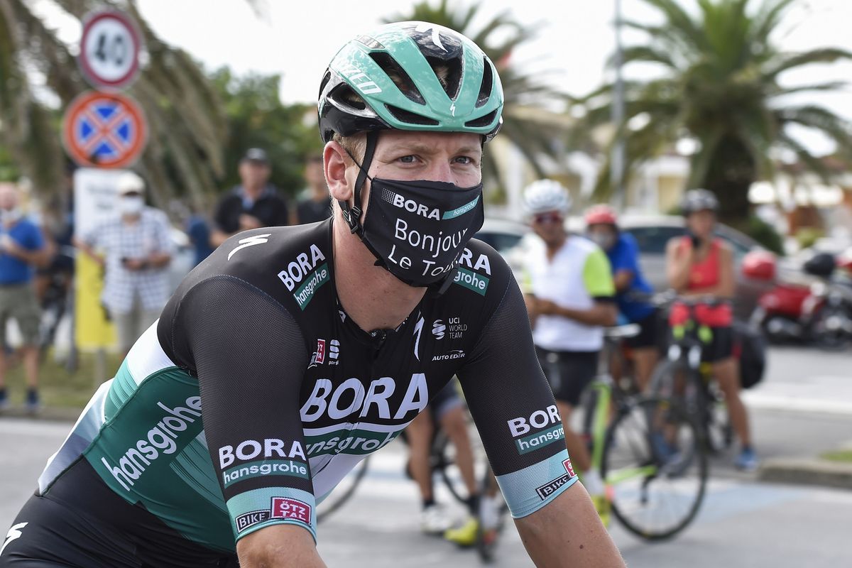 Tirreno Adriatico 2020 55th Edition 1st stage Lido di Camaiore Lido di Camaiore 133 km 07092020 Pascal Ackermann GER Bora Hansgrohe photo Tommaso PelagalliBettiniPhoto2020