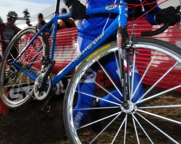 Carrying a bike over the barriers
