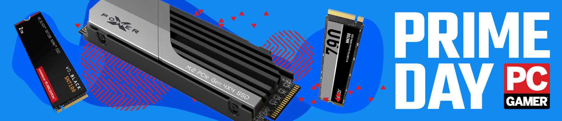 Selection of SSDs on a Prime Day background