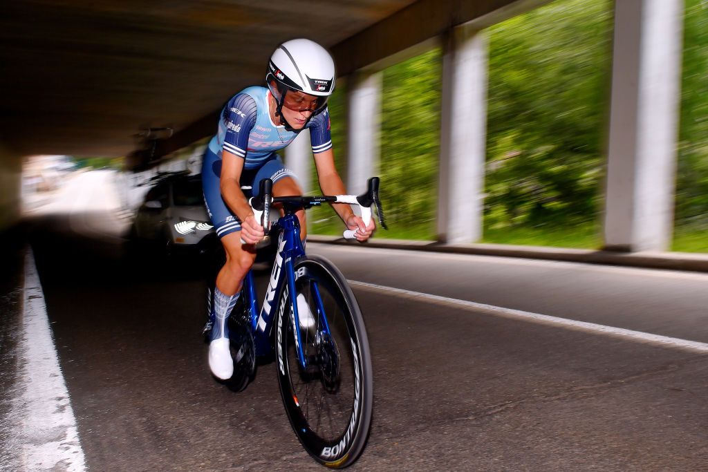 Lizzie Deignan (Trek-Segafredo) during stage 4 of the Giro d&#039;Italia Donne