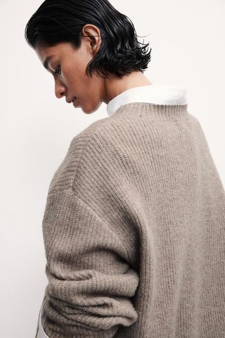 Rib-Knit Sweater