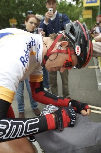 BMC's Alexander Kristoff finished third in stage 1 yesterday.