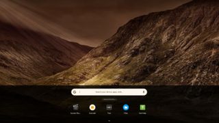 The Chrome OS launcher screen showing apps installed on a Chromebook