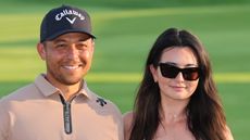 Xander Schauffele and his wife, Maya
