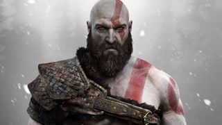 God of War PS5 game showing anti-hero Kratos