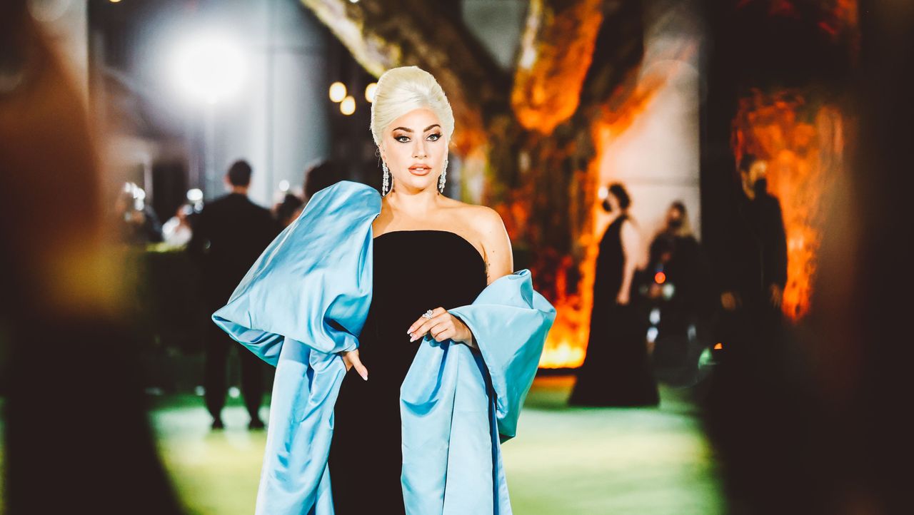 los angeles, california september 25 editors note image has been edited using digital filters lady gaga attends the academy museum of motion pictures opening gala at academy museum of motion pictures on september 25, 2021 in los angeles, california photo by matt winkelmeyerwireimage,