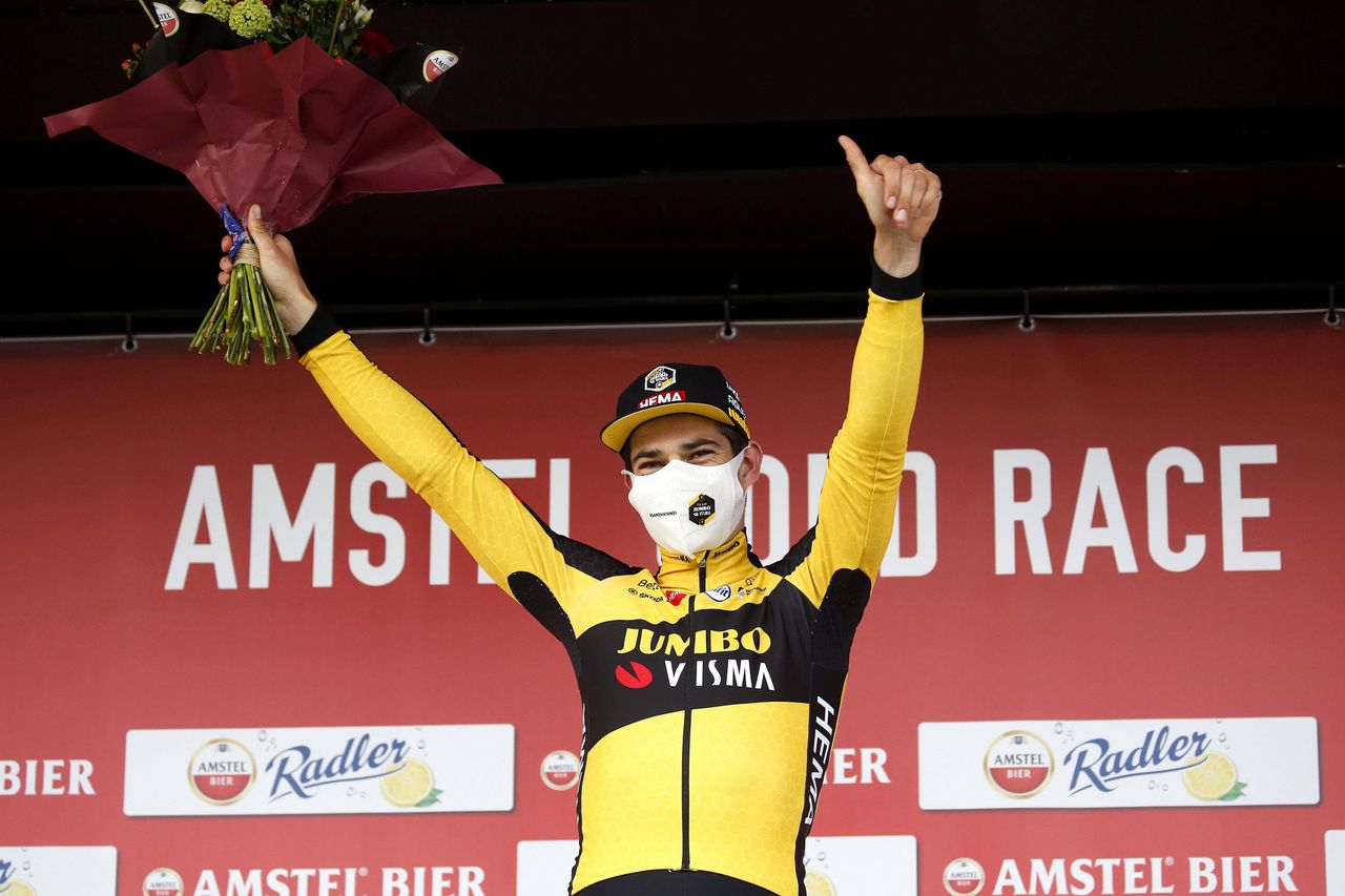Amstel Gold Race 2021 - 55th Edition - Valkenburg - Berg en Terblijt 218,6 km - 18/04/2021 - Wout Van Aert (BEL - Jumbo - Visma) - photo Davy Rietbergen/CV/BettiniPhoto&Acirc;&copy;2021