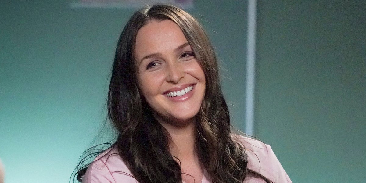 Grey&#039;s Anatomy Jo Wilson smiles brightly