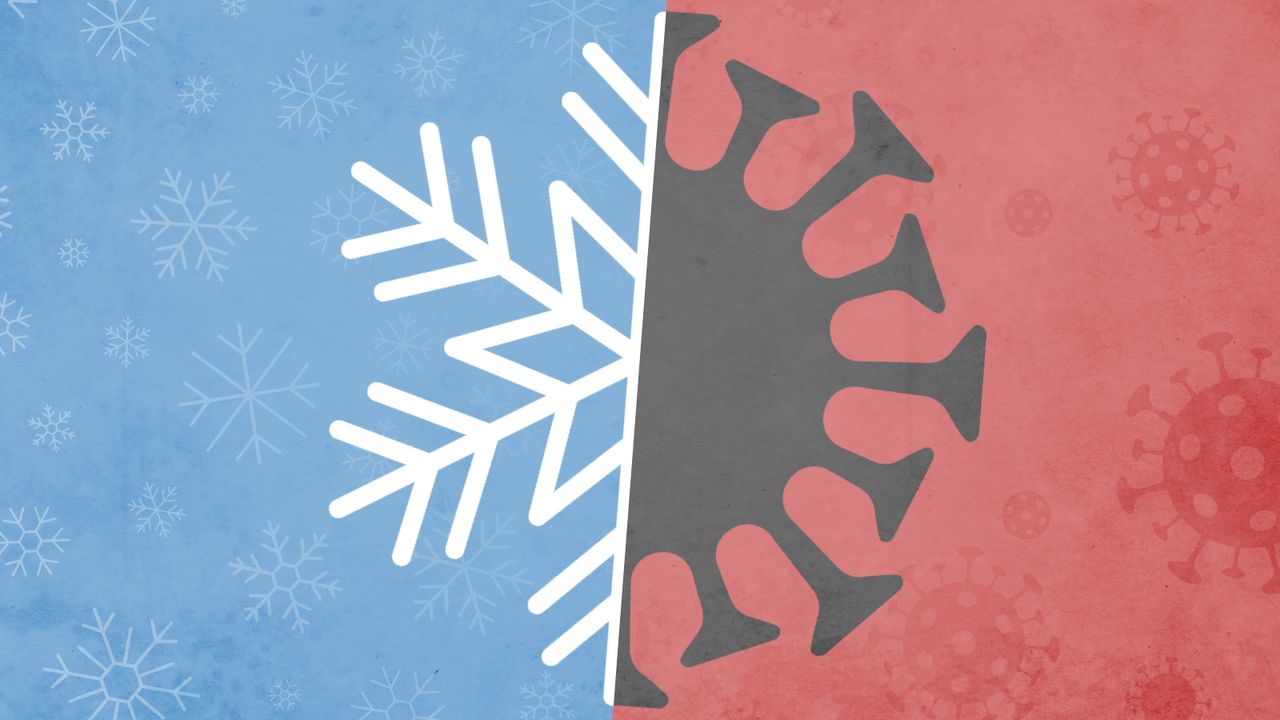 A snowflake and COVID.