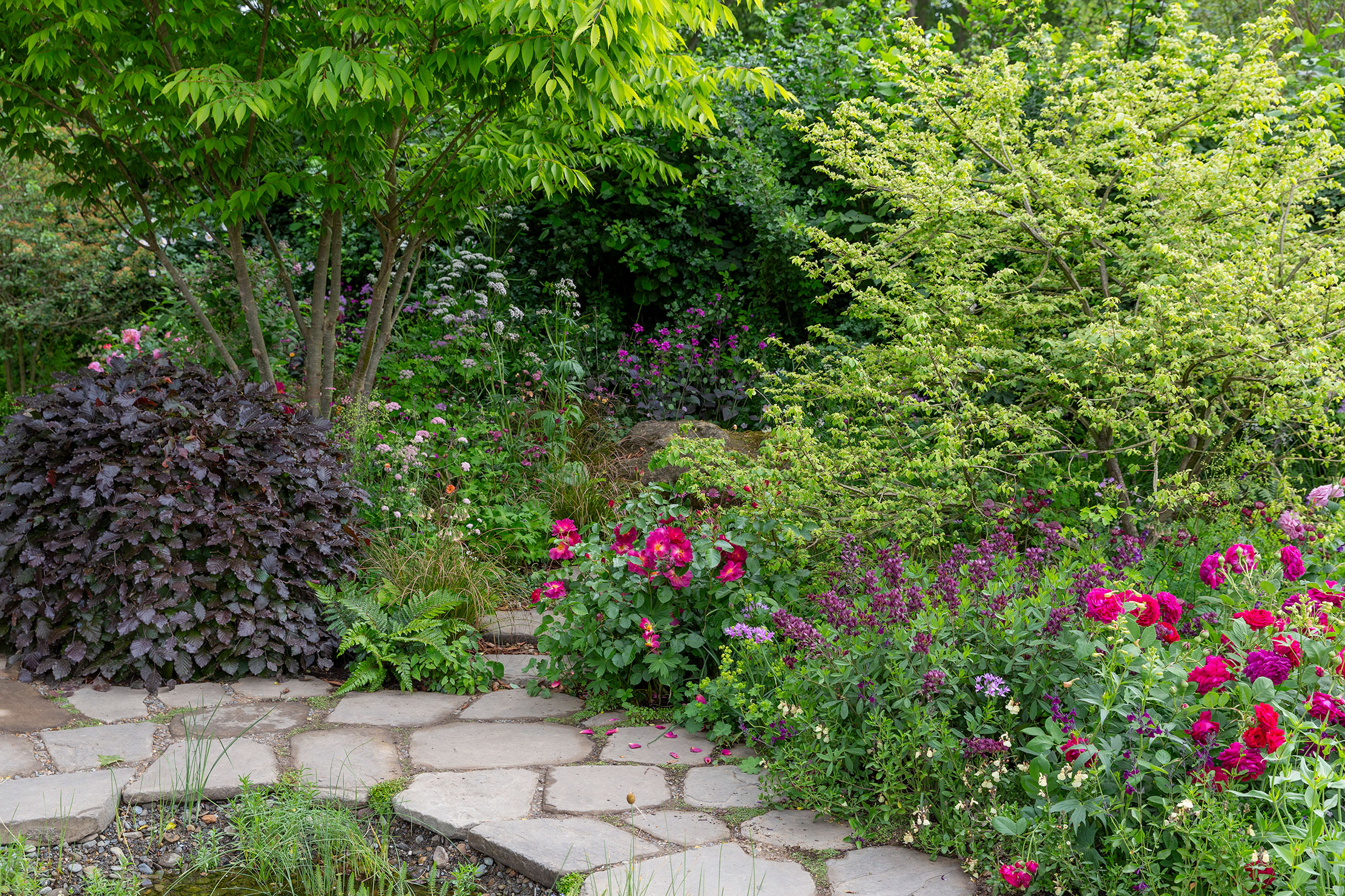 Hospice UK: Garden of Compassion, by designer Tom Hoblyn at RHS Chelsea Flower Show 2025