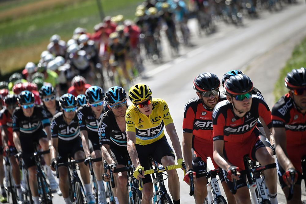 BMC at the front of the main field