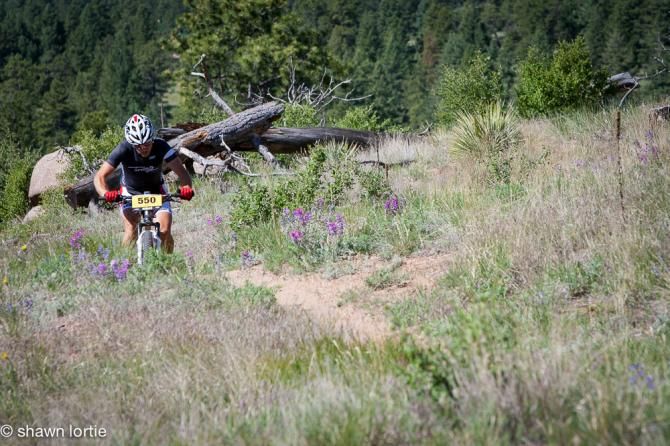 Jake Wells in the lead around mile 50