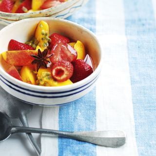 Fruit Salad with Star Anise and Coconut