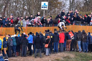 Big crowds for the Koksijde race.