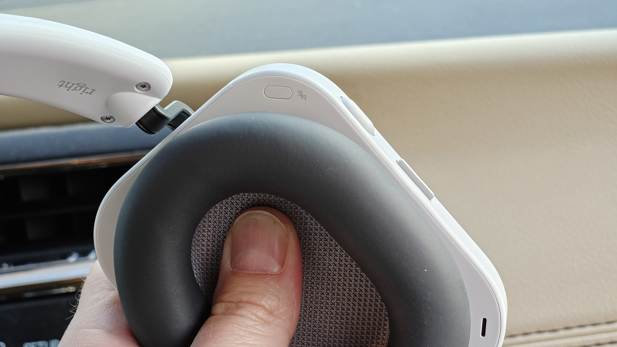 The buttons and ports on Nothing Headphones (a)