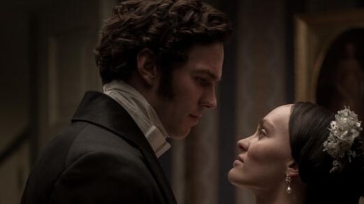 Nicholas Hoult and Lily-Rose Depp in Nosferatu