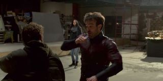 Iron Fist and Daredevil fighting