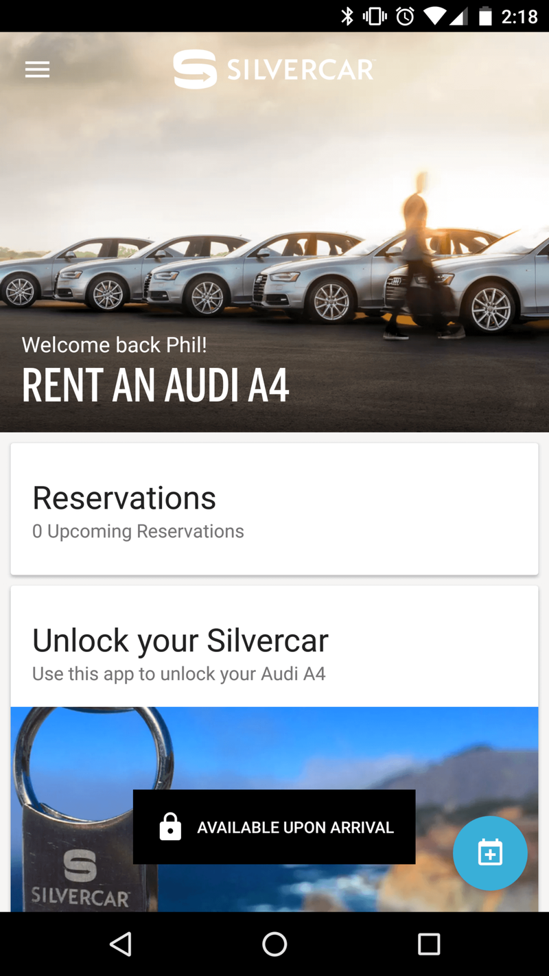 Silvercar app