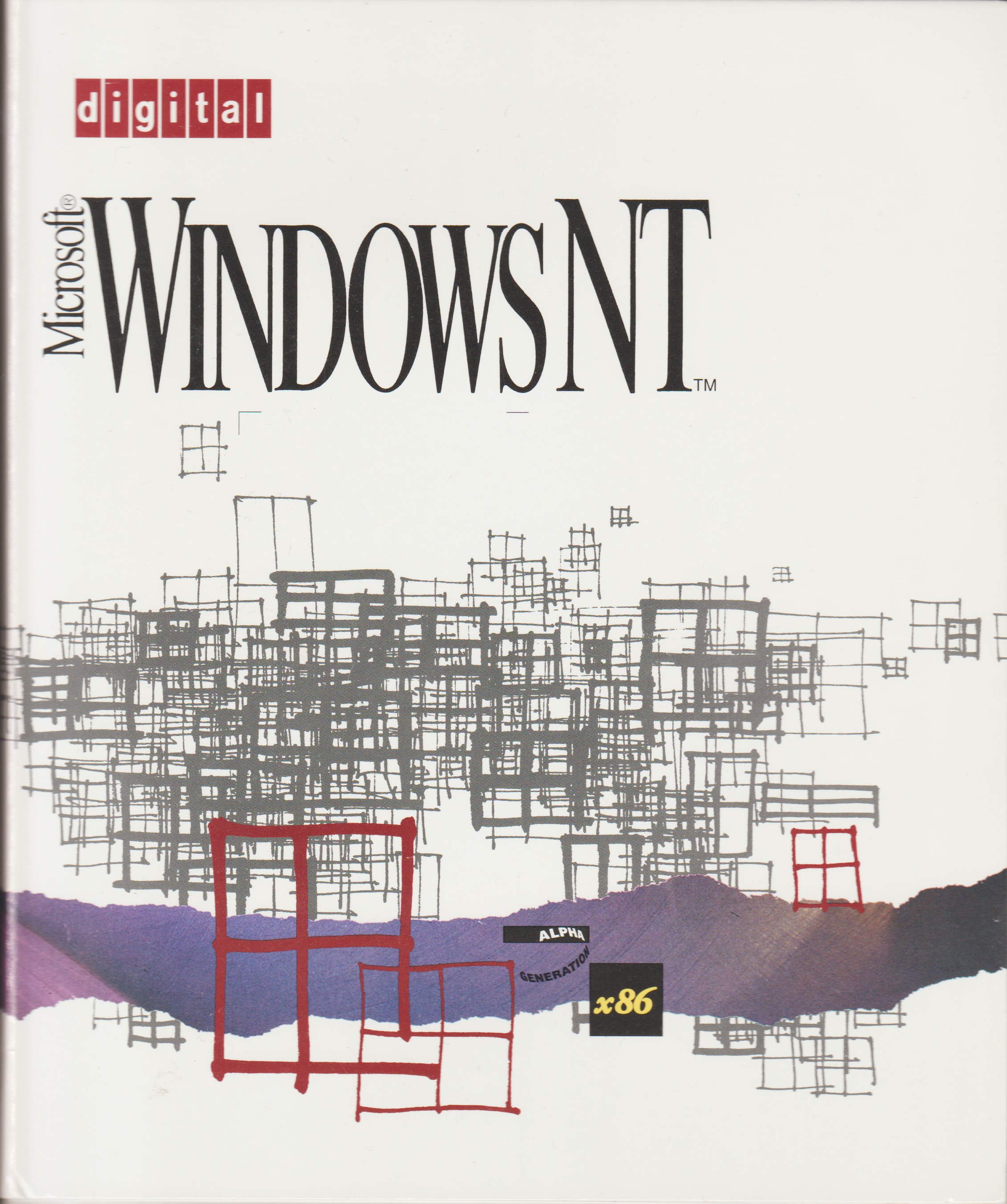 The cover art of the Windows NT 3.51 release for DEC&#039;s Alpha processors.