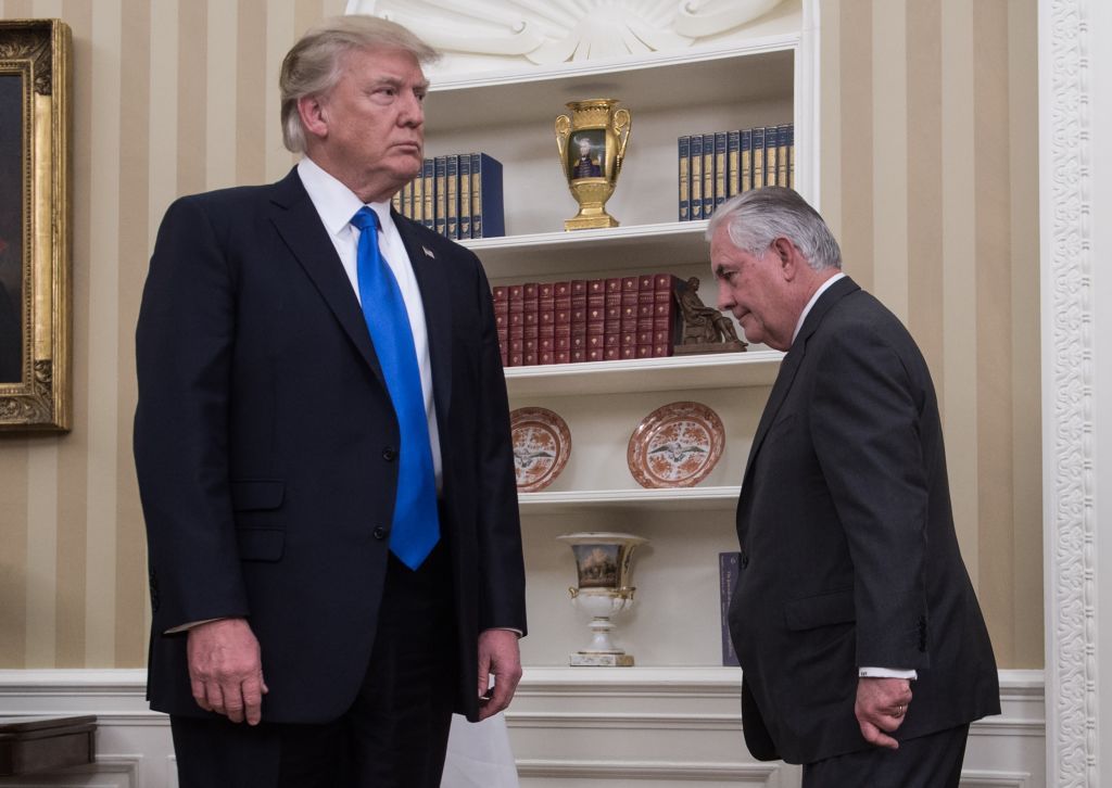 Trump and Rex Tillerson