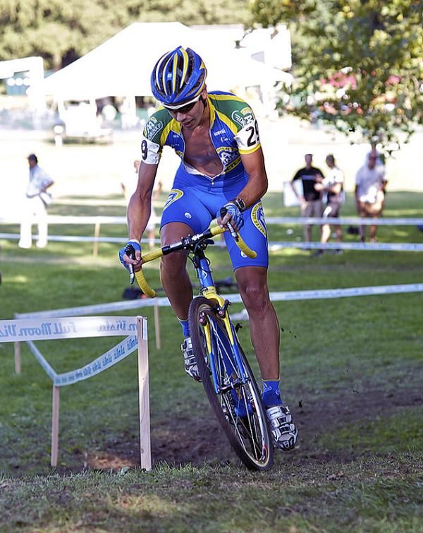 Tom Van Den Bosch went clear with three to go...