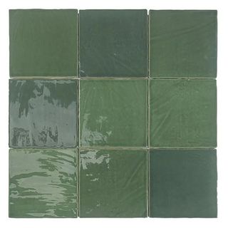 Green zellige tiles from Victorian Plumbing