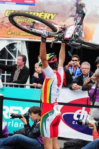 Ricardo Paulo Reis Marinheiro (Portugal) celebrates at the finish
