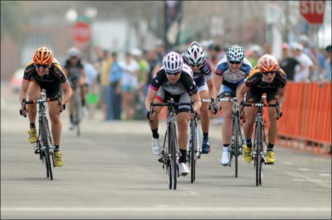 Sprint Finish....As was last year...Ina takes it for the win!