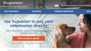 Trupanion pet insurance website