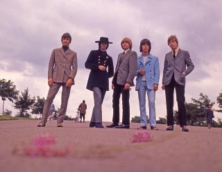 The Yardbirds in 1966: (l-r) Jim McCarty, Jimmy Page, Keith Relf, Jeff Beck and Chris Dreja