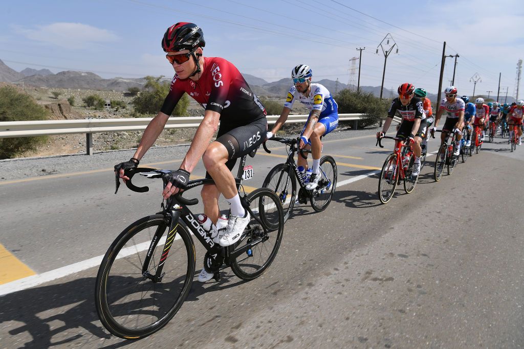 Chris Froome in the pack