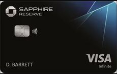 Chase Sapphire Reserve credit card.
