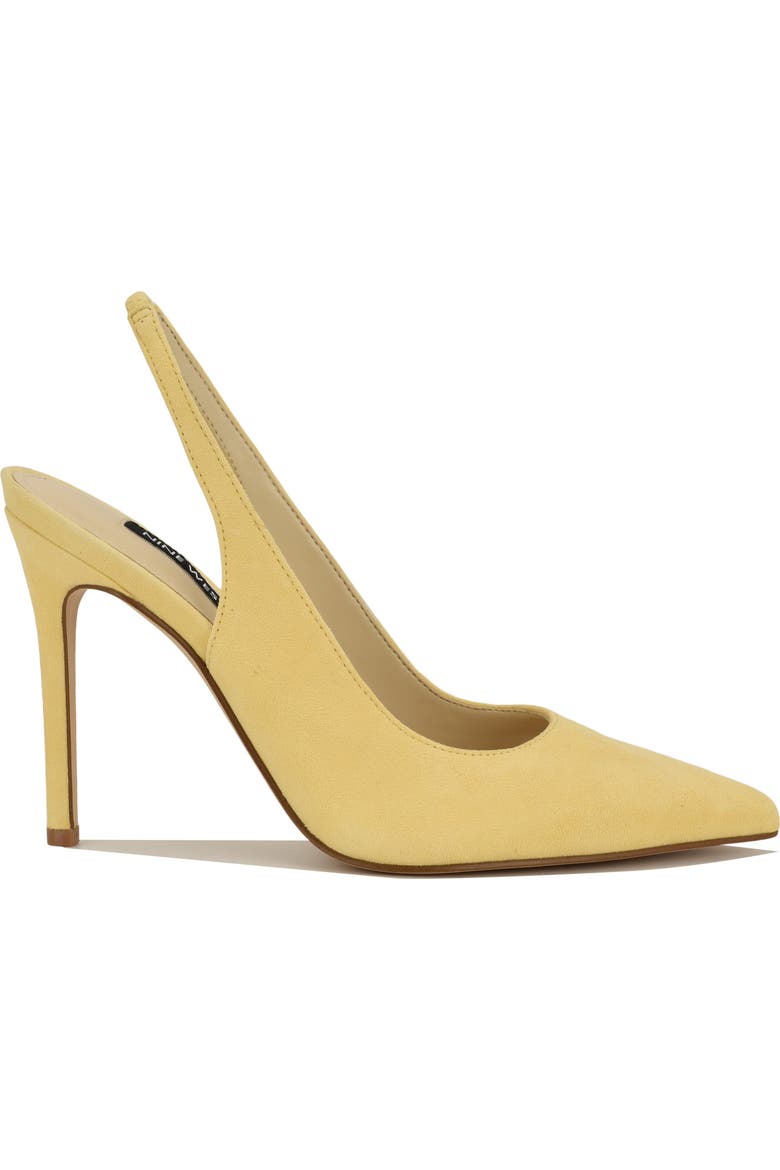 Feather Slingback Pump